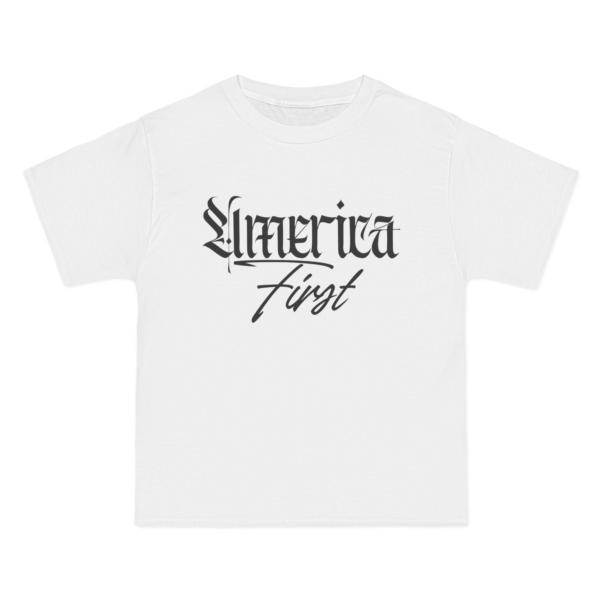 "America First" Patriotic — Beefy Tee