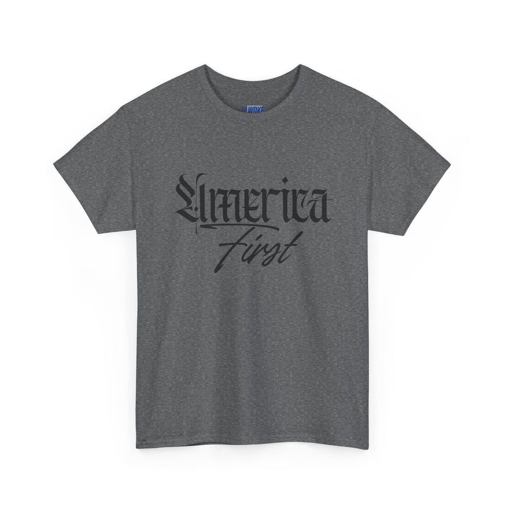 "America First"—Heavyweight Crewneck Tee