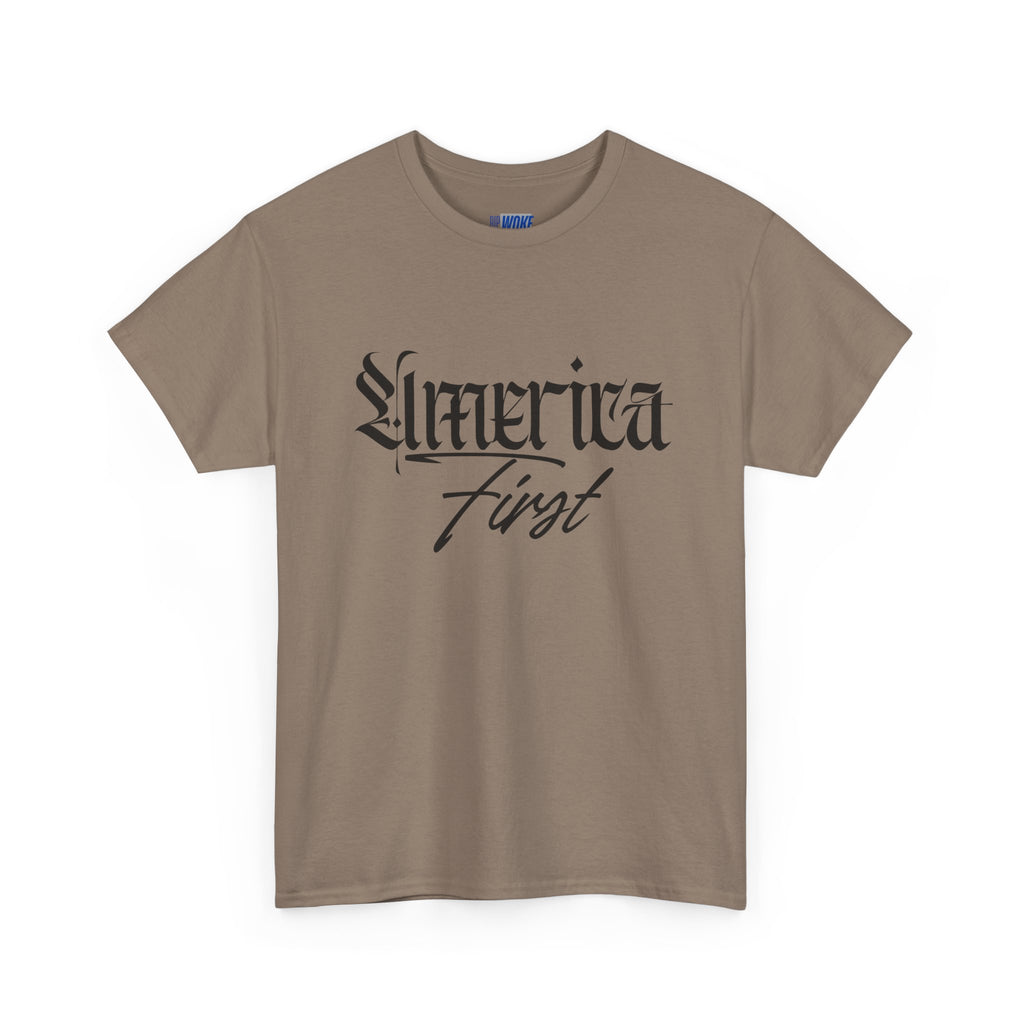 "America First"—Heavyweight Crewneck Tee