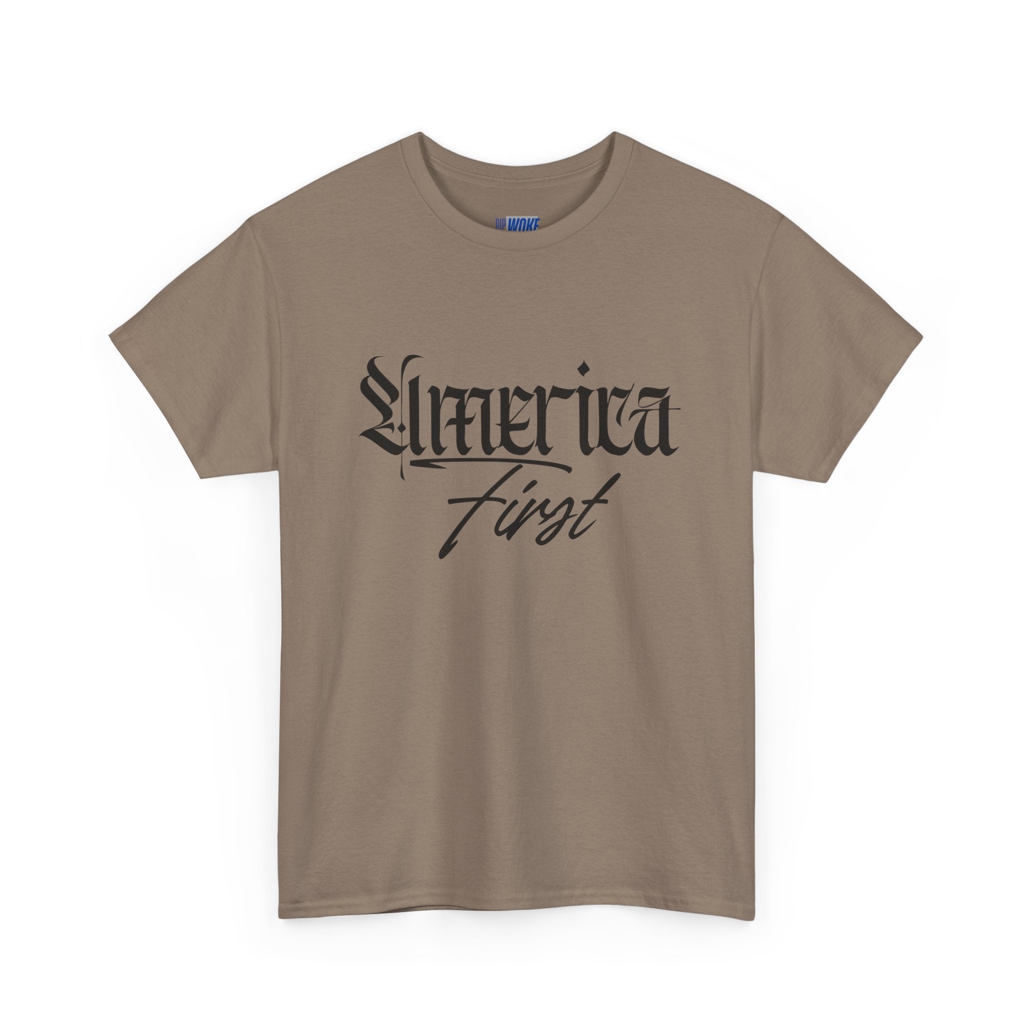 "America First"—Heavyweight Crewneck Tee