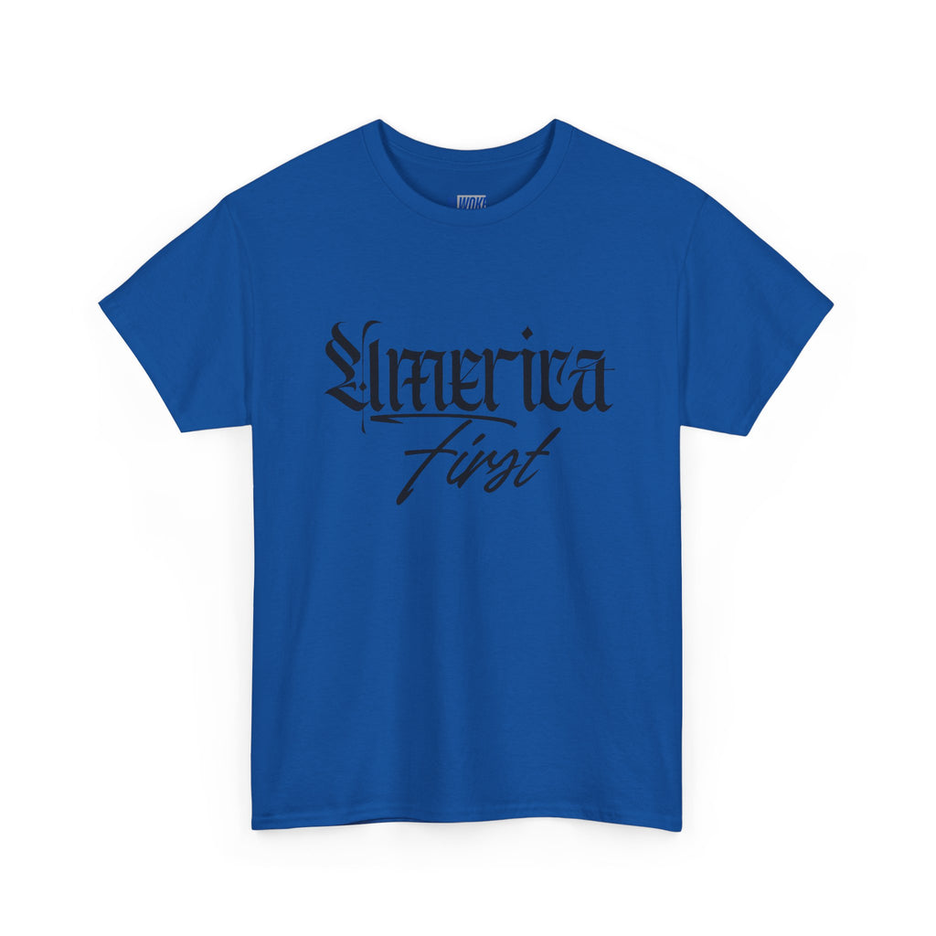 "America First"—Heavyweight Crewneck Tee