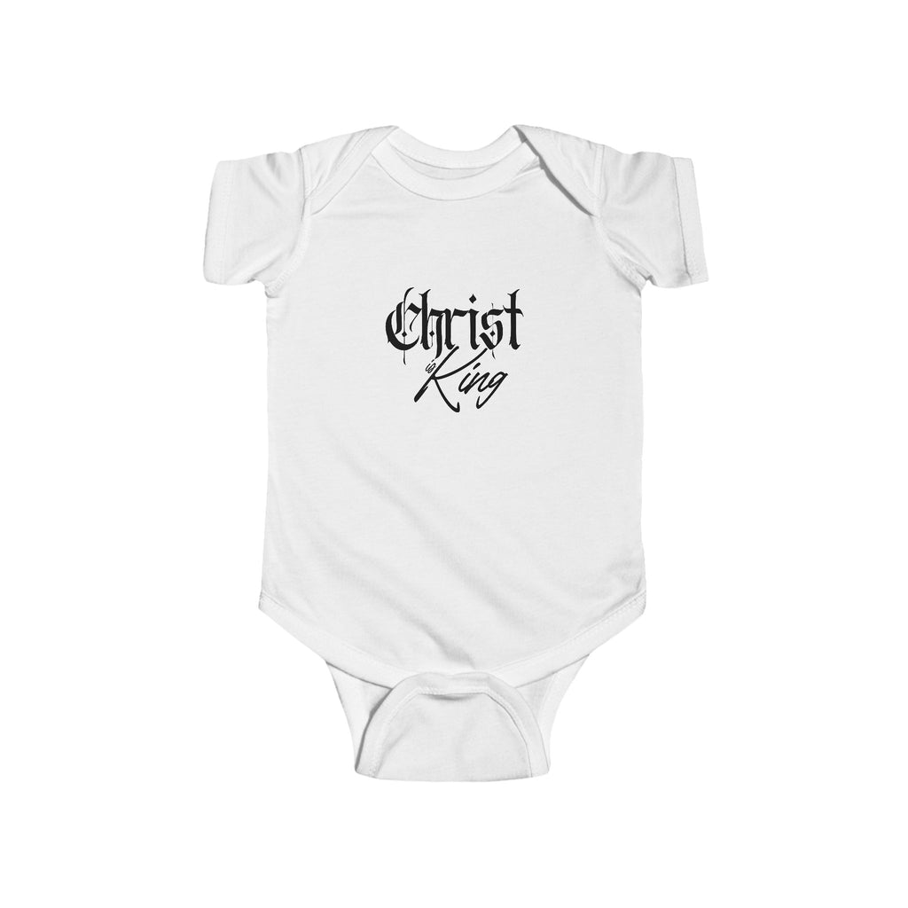 "Christ is King" Christian Baby Onesie — Infant Bodysuit