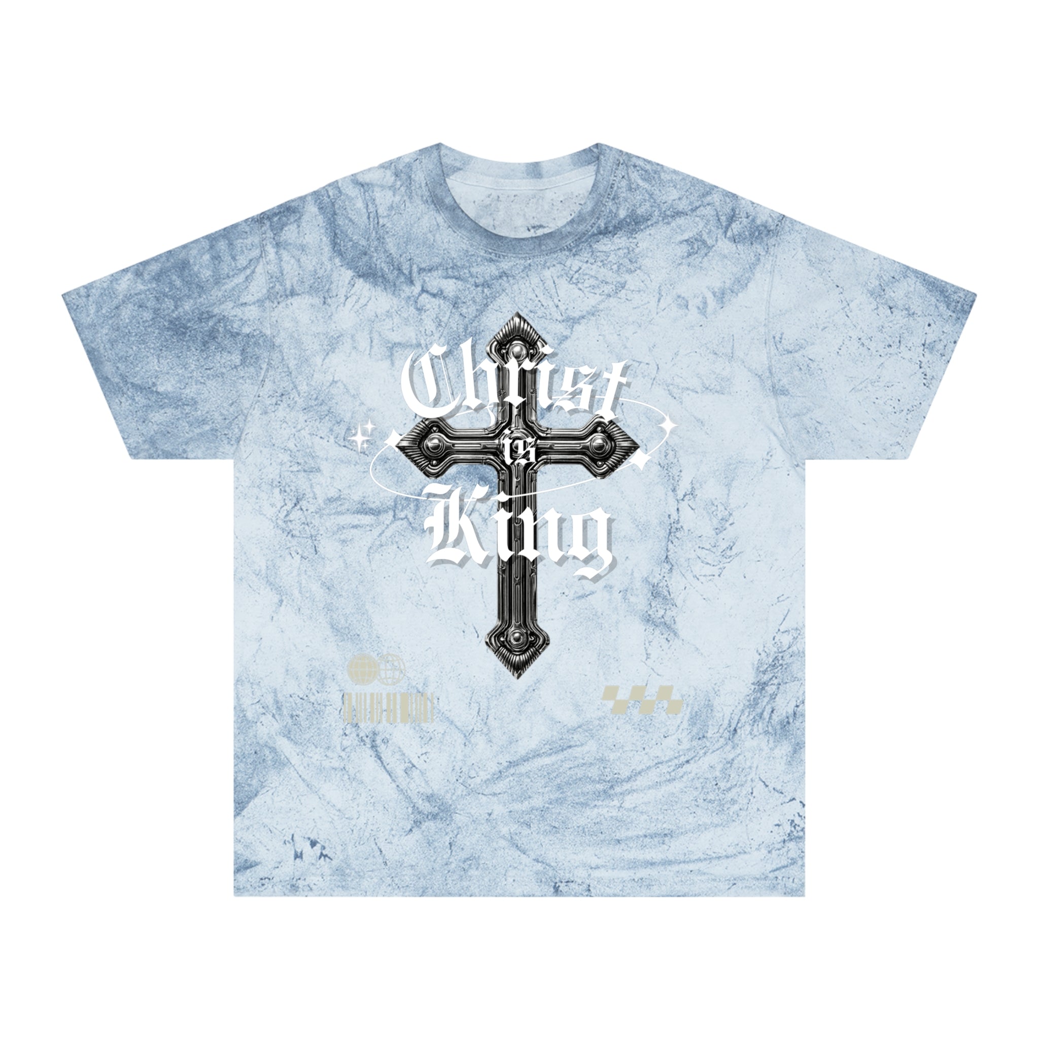 "Christ is King" Cross Street Wear— Acid Wash Tee