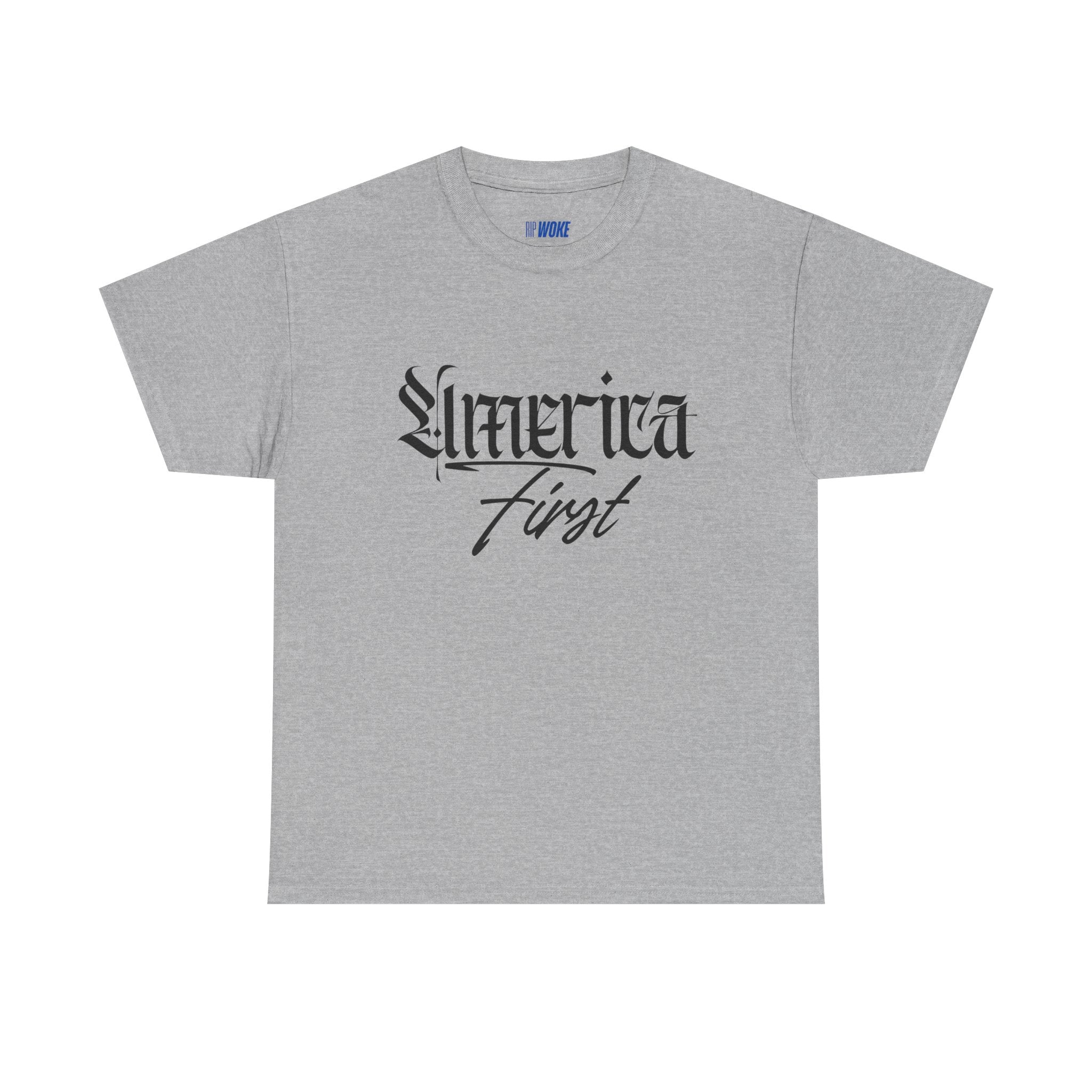 "America First"—Heavyweight Crewneck Tee