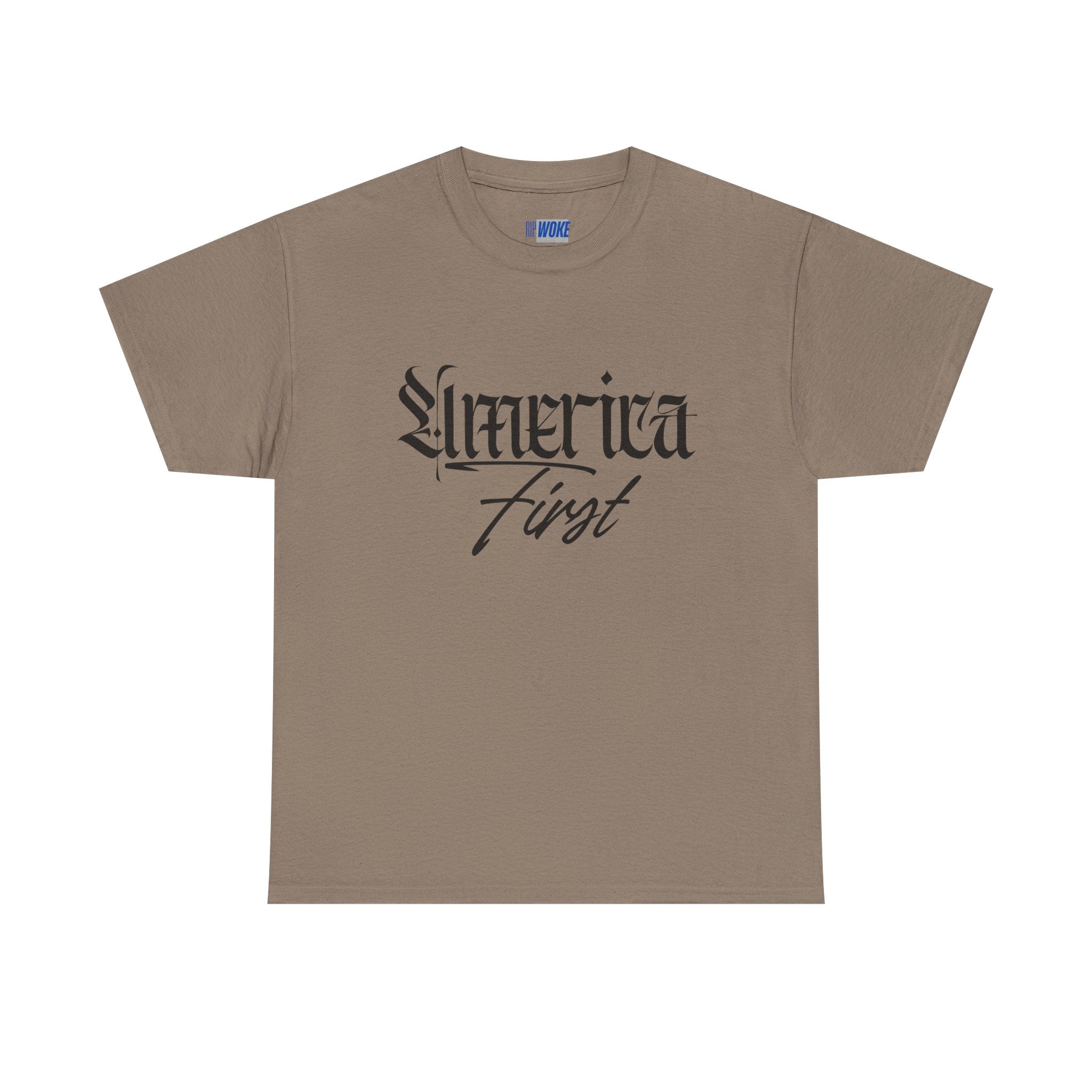 "America First"—Heavyweight Crewneck Tee