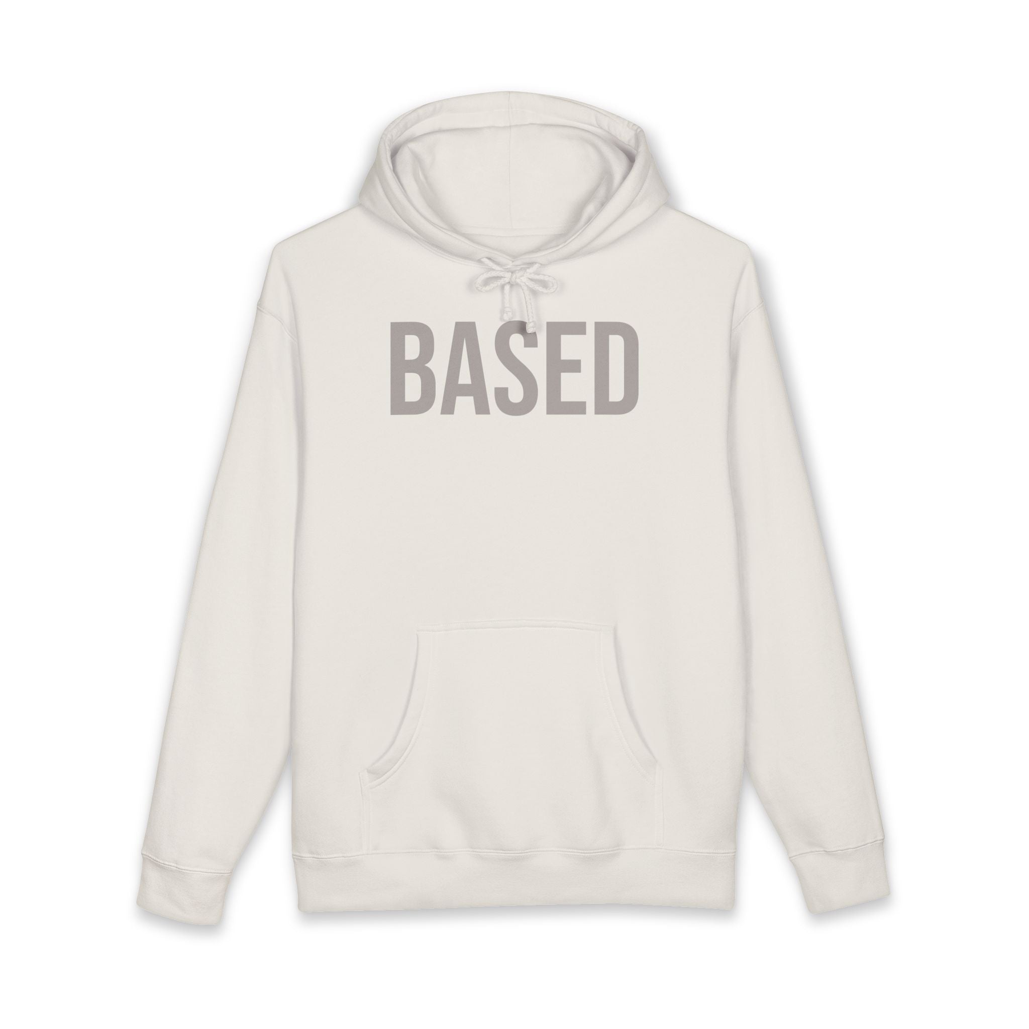 "Based" Heavyweight Hoodie — Minimalist Pullover