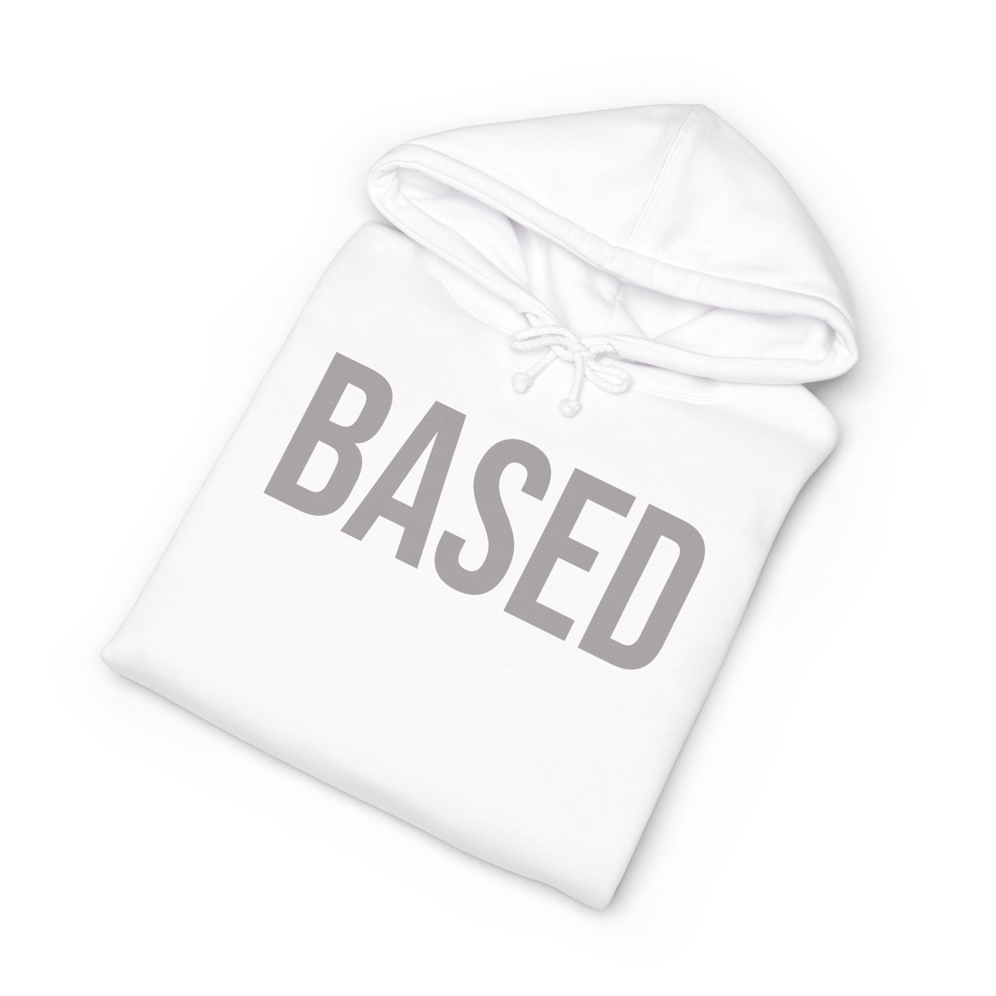 "Based" Heavyweight Hoodie — Minimalist Pullover