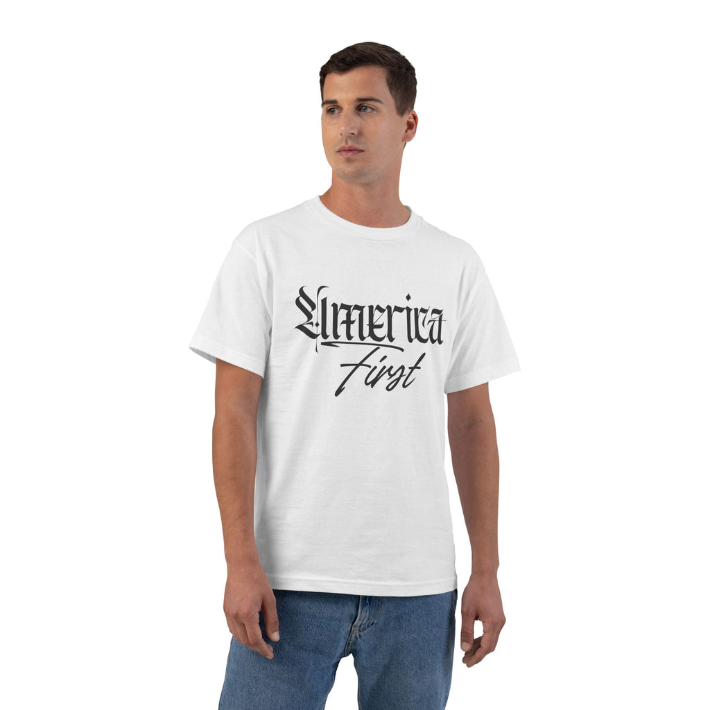 "America First" Patriotic — Beefy Tee