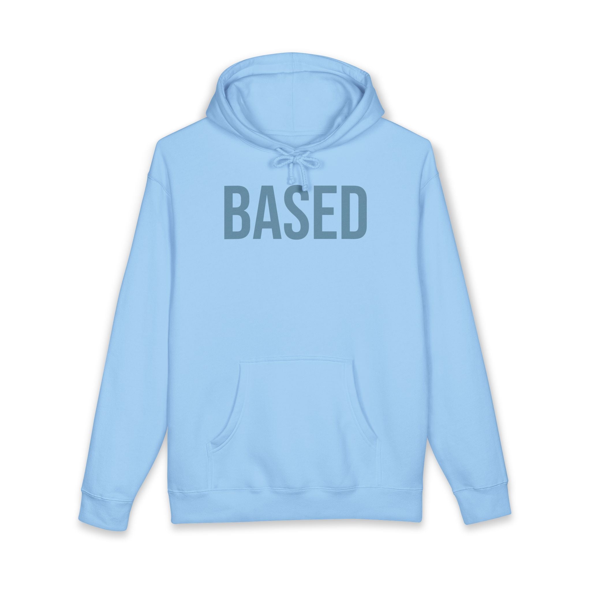 "Based" Heavyweight Hoodie — Minimalist Pullover