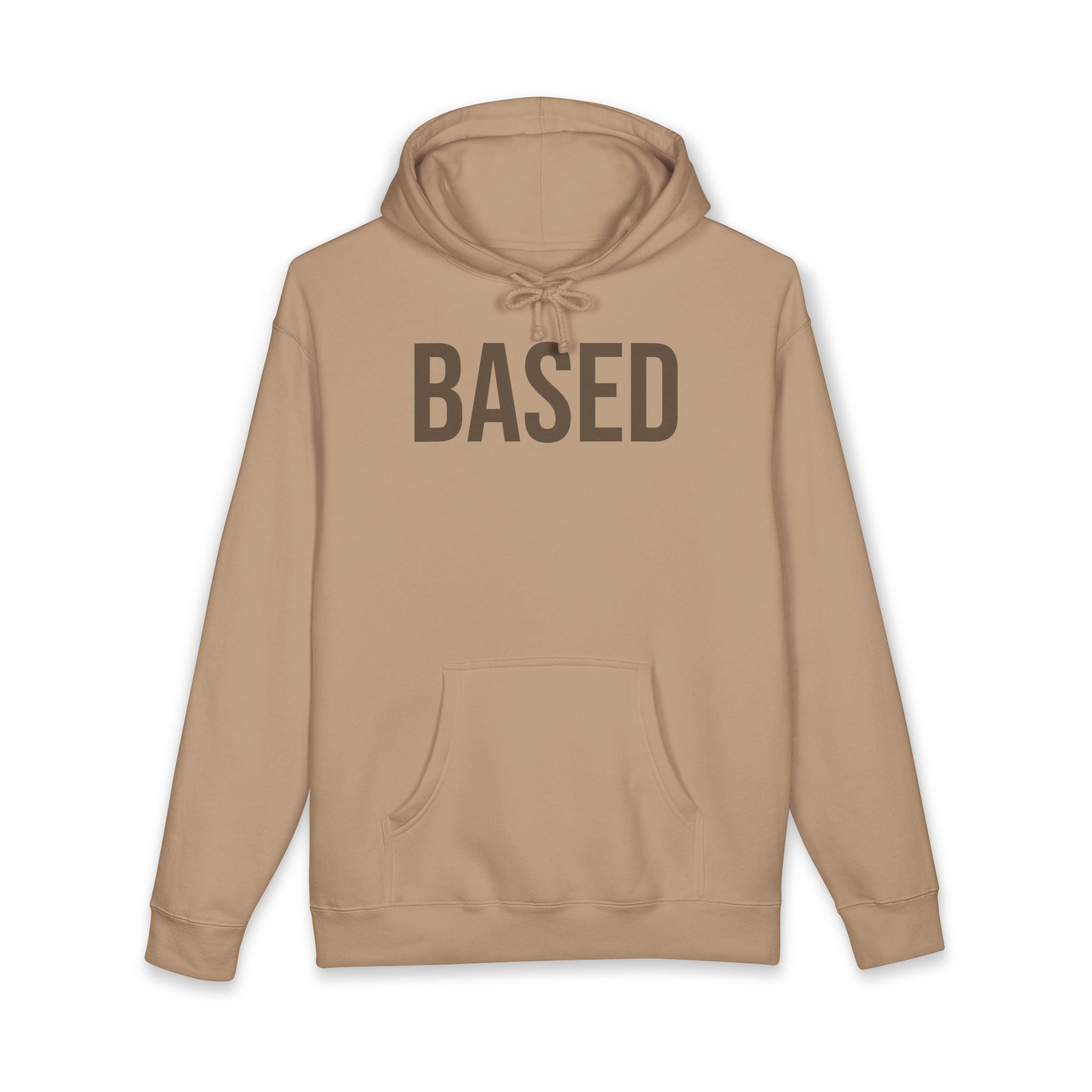 "Based" Heavyweight Hoodie — Minimalist Pullover