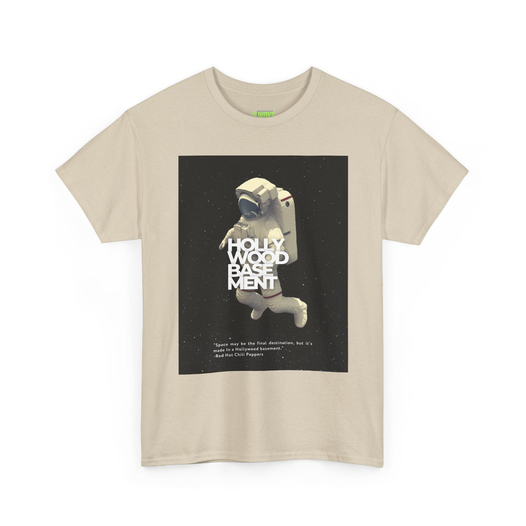 "Hollywood Basement" Moon Landing Conspiracy -Unisex Heavy Tee