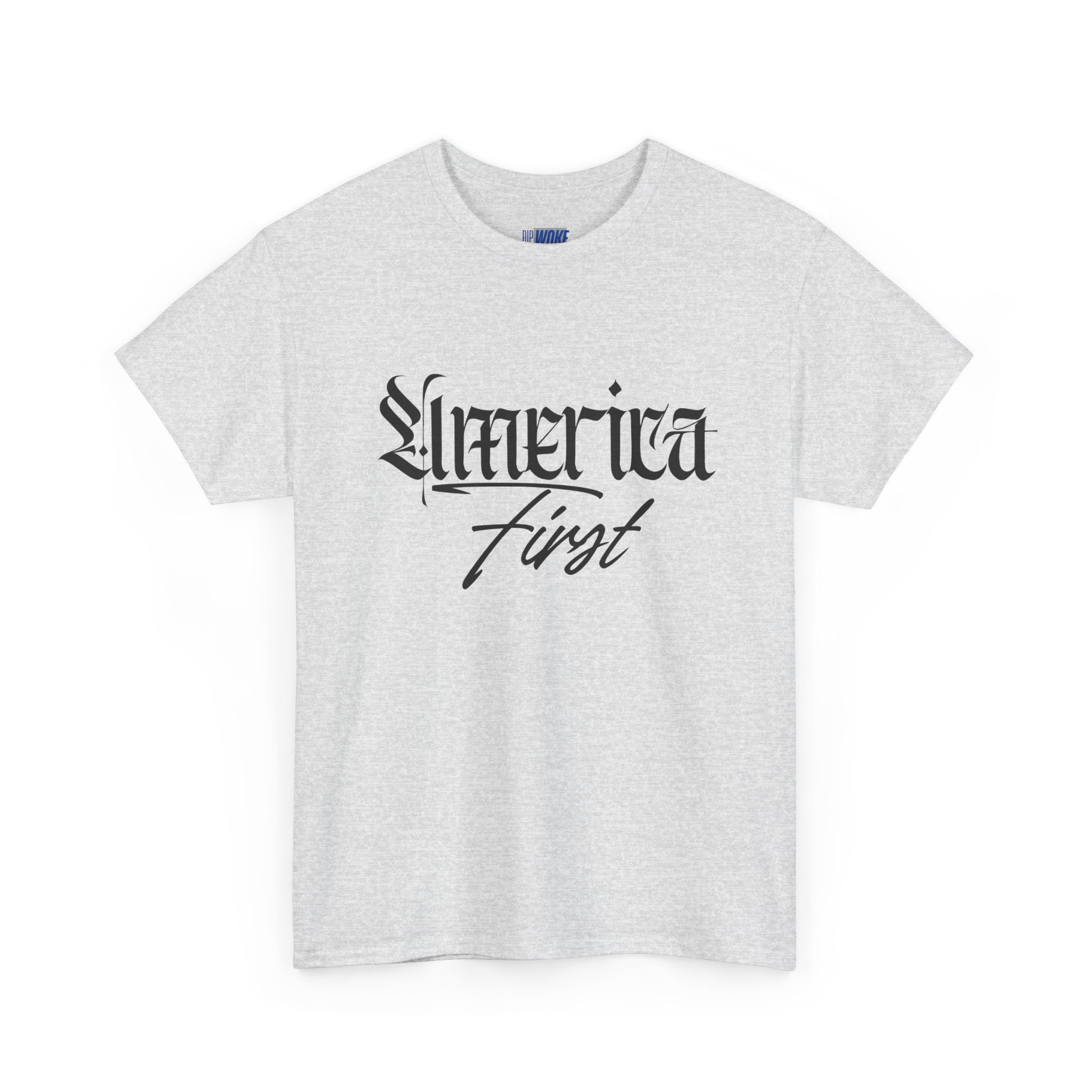 "America First"—Heavyweight Crewneck Tee