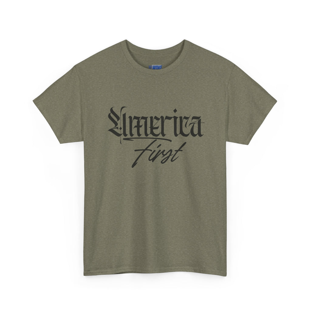 "America First"—Heavyweight Crewneck Tee