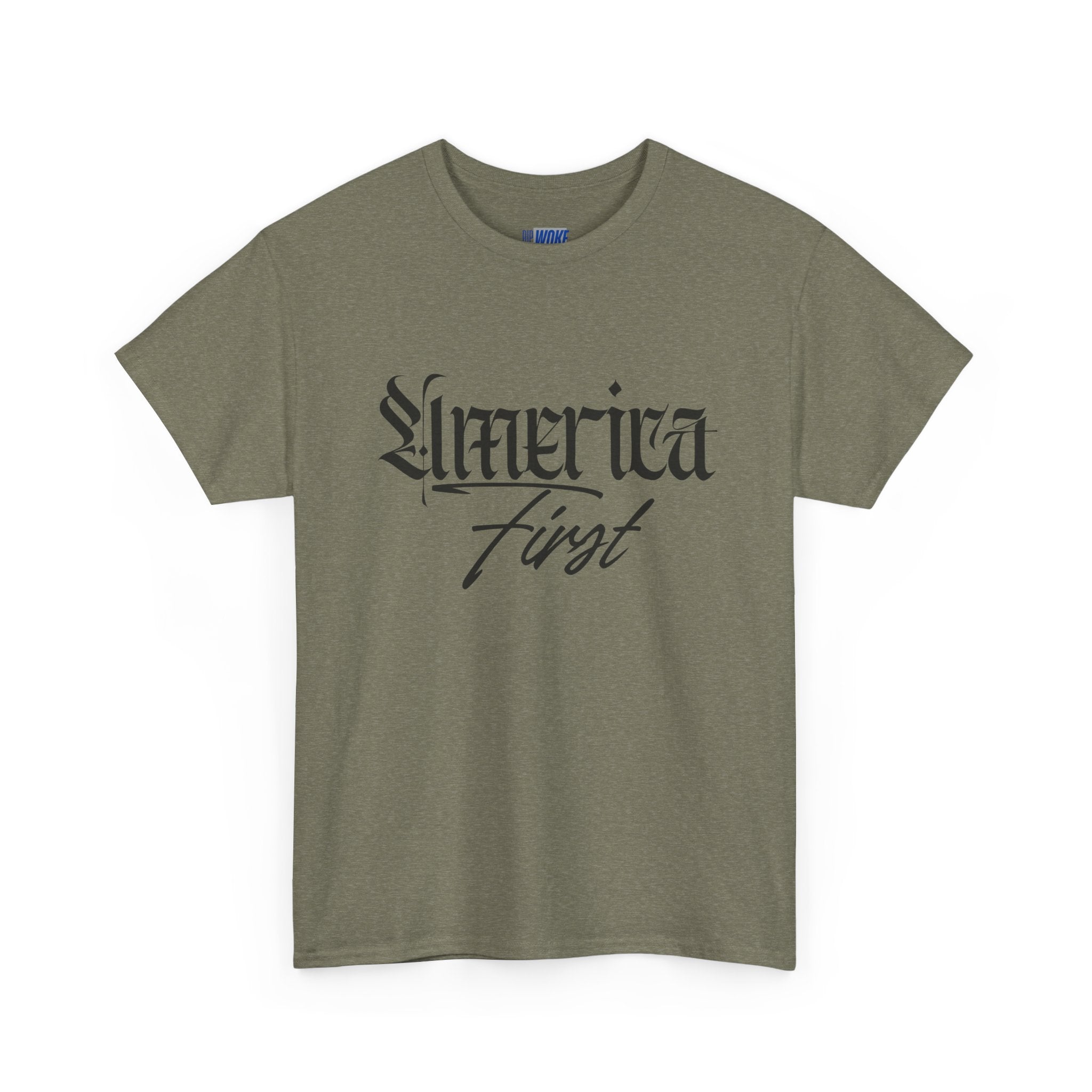 "America First"—Heavyweight Crewneck Tee