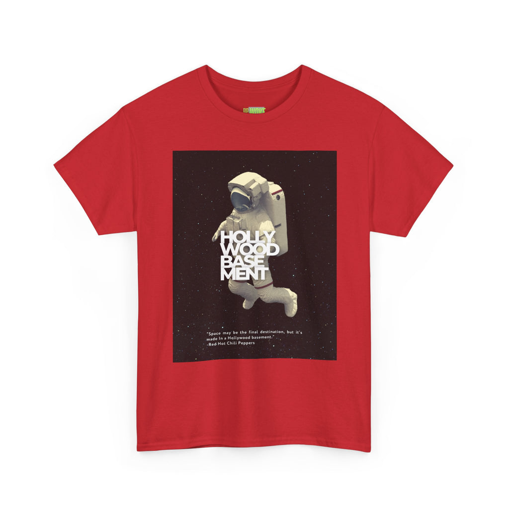 "Hollywood Basement" Moon Landing Conspiracy -Unisex Heavy Tee