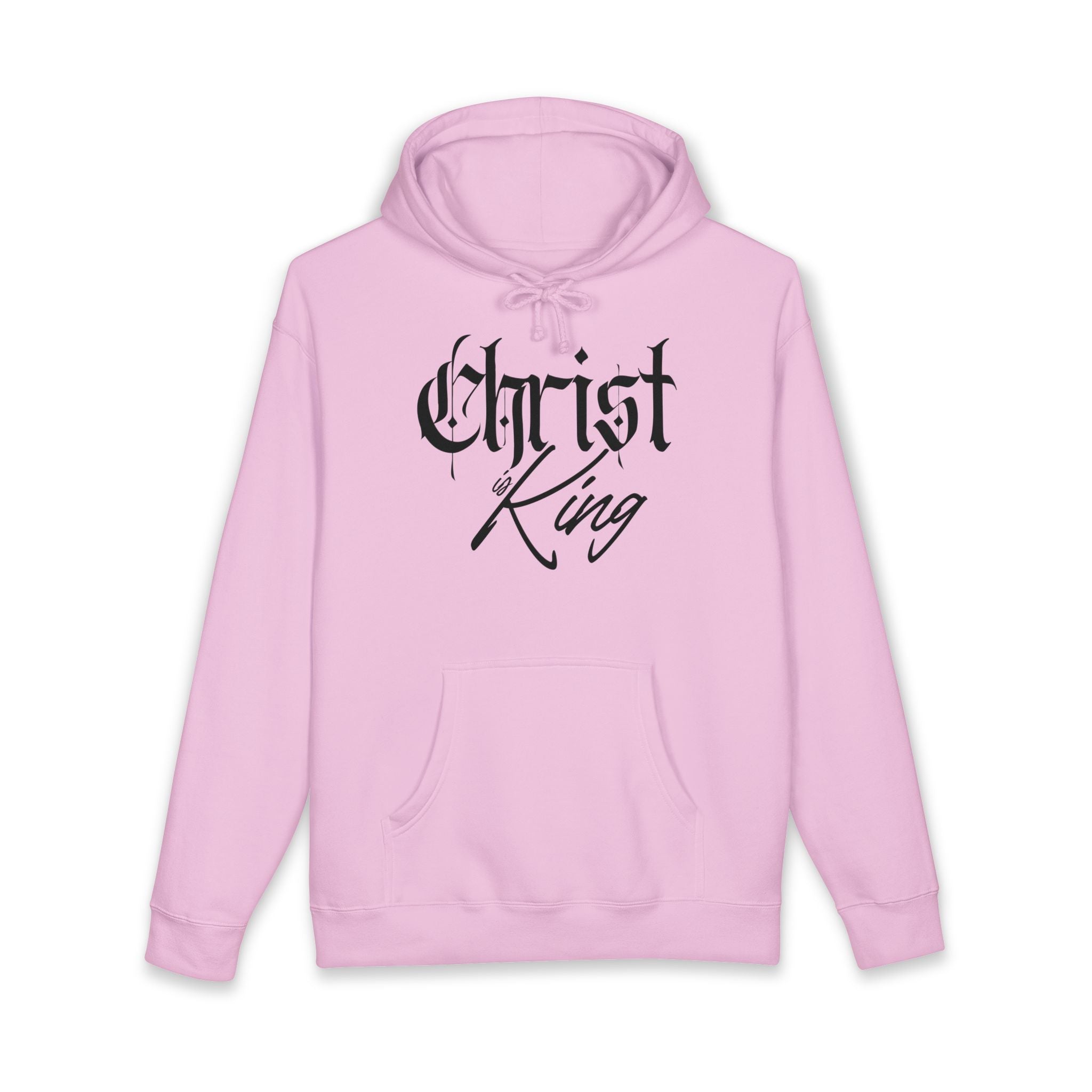 "Christ is King" Heavyweight Hoodie — Christian Faith Graphic Pullover