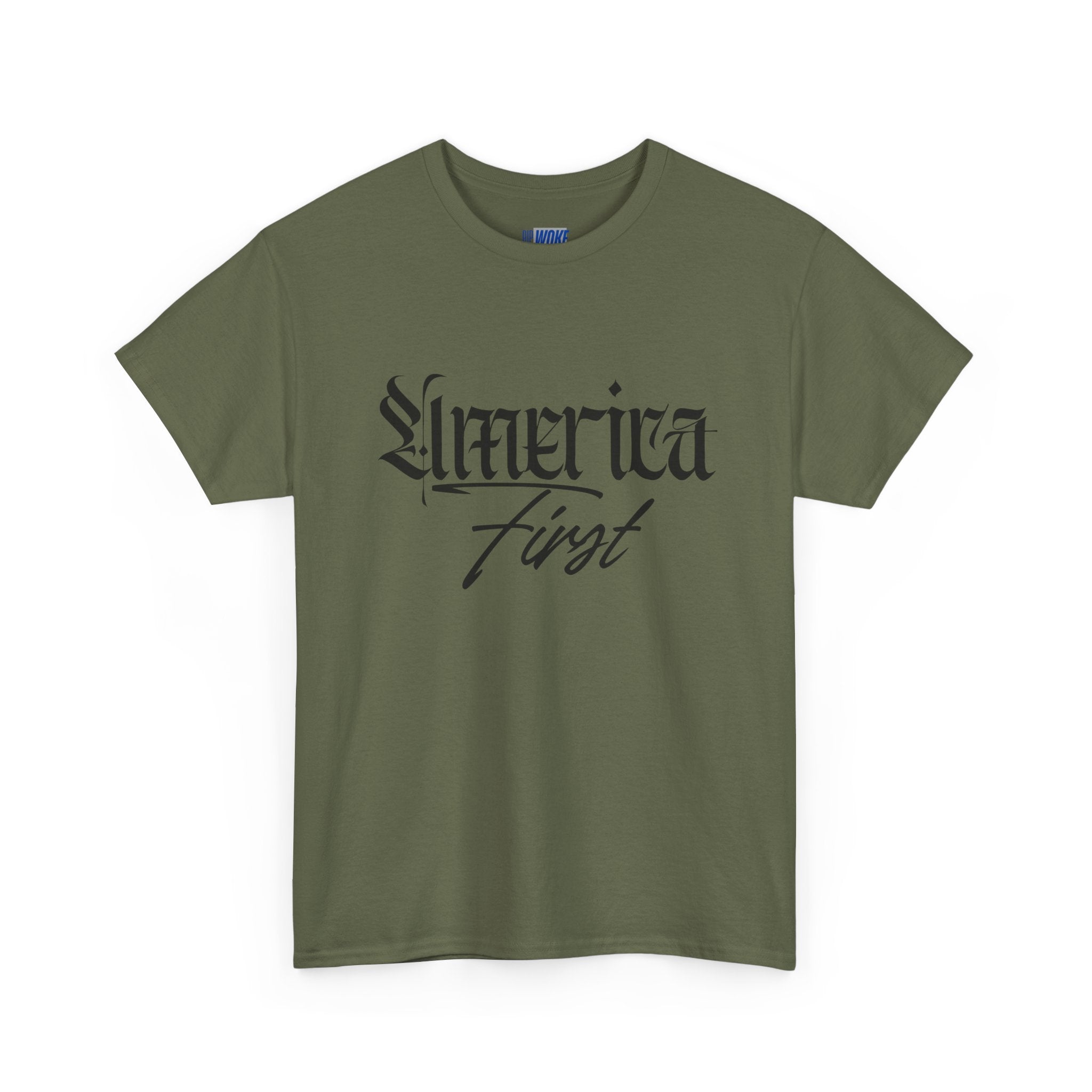 "America First"—Heavyweight Crewneck Tee