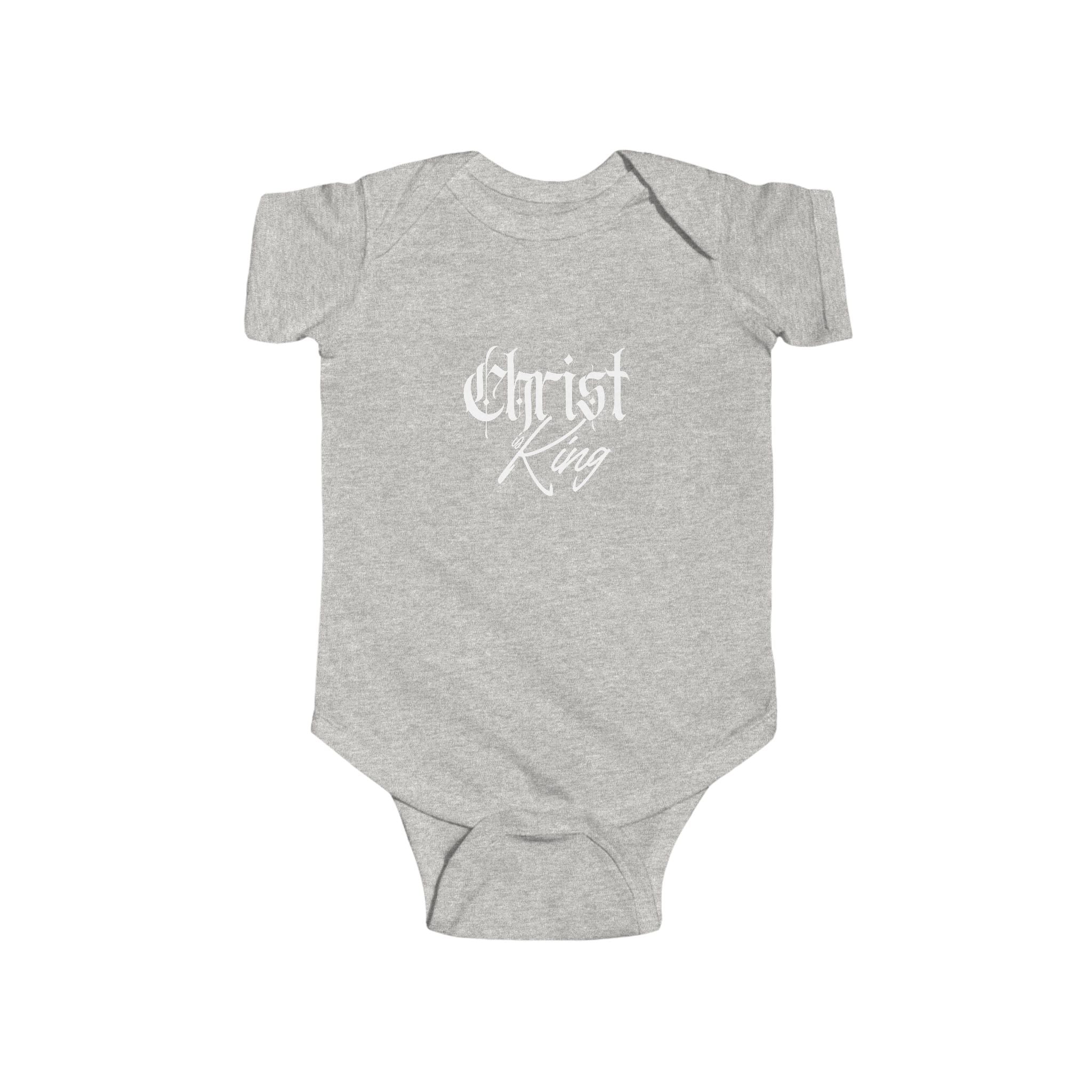 "Christ is King" Christian Baby Onesie — Infant Bodysuit