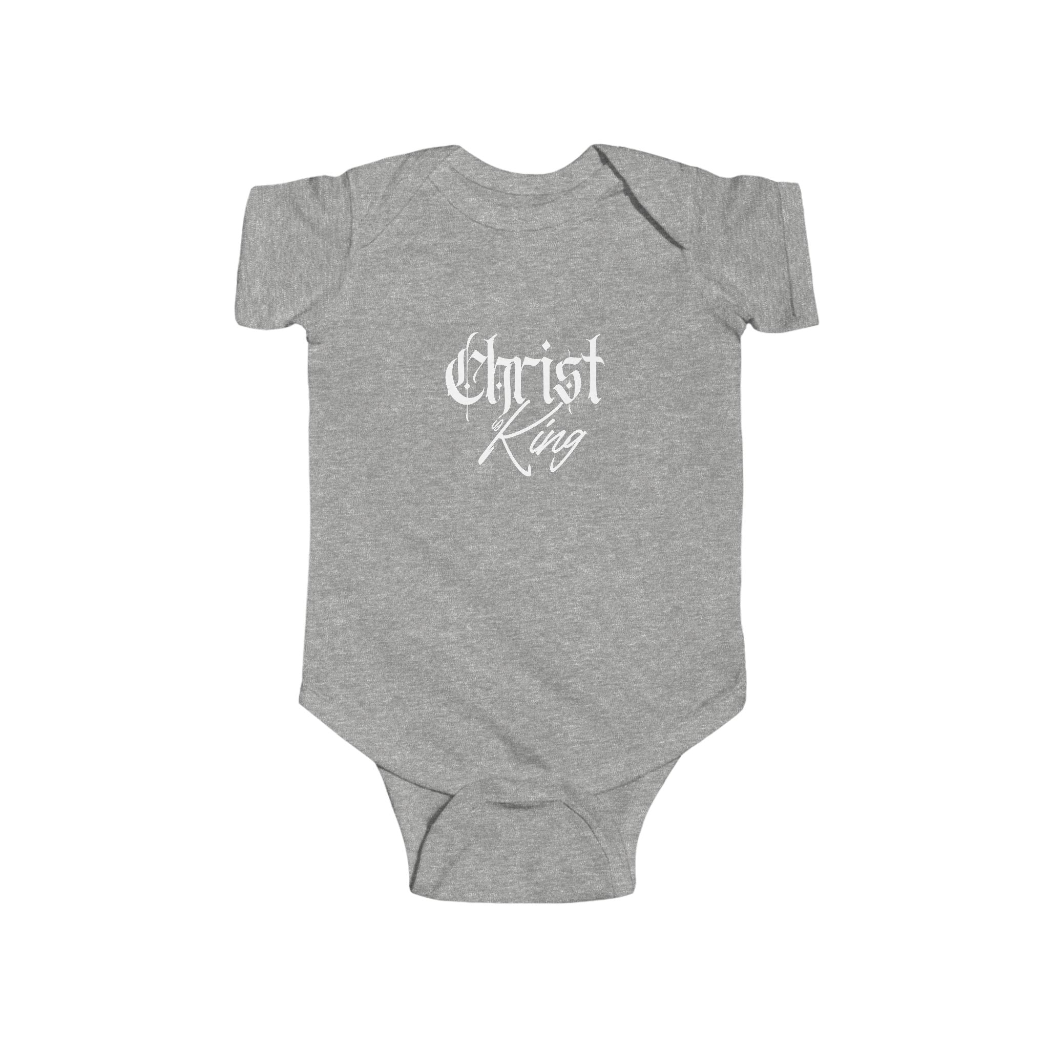 "Christ is King" Christian Baby Onesie — Infant Bodysuit