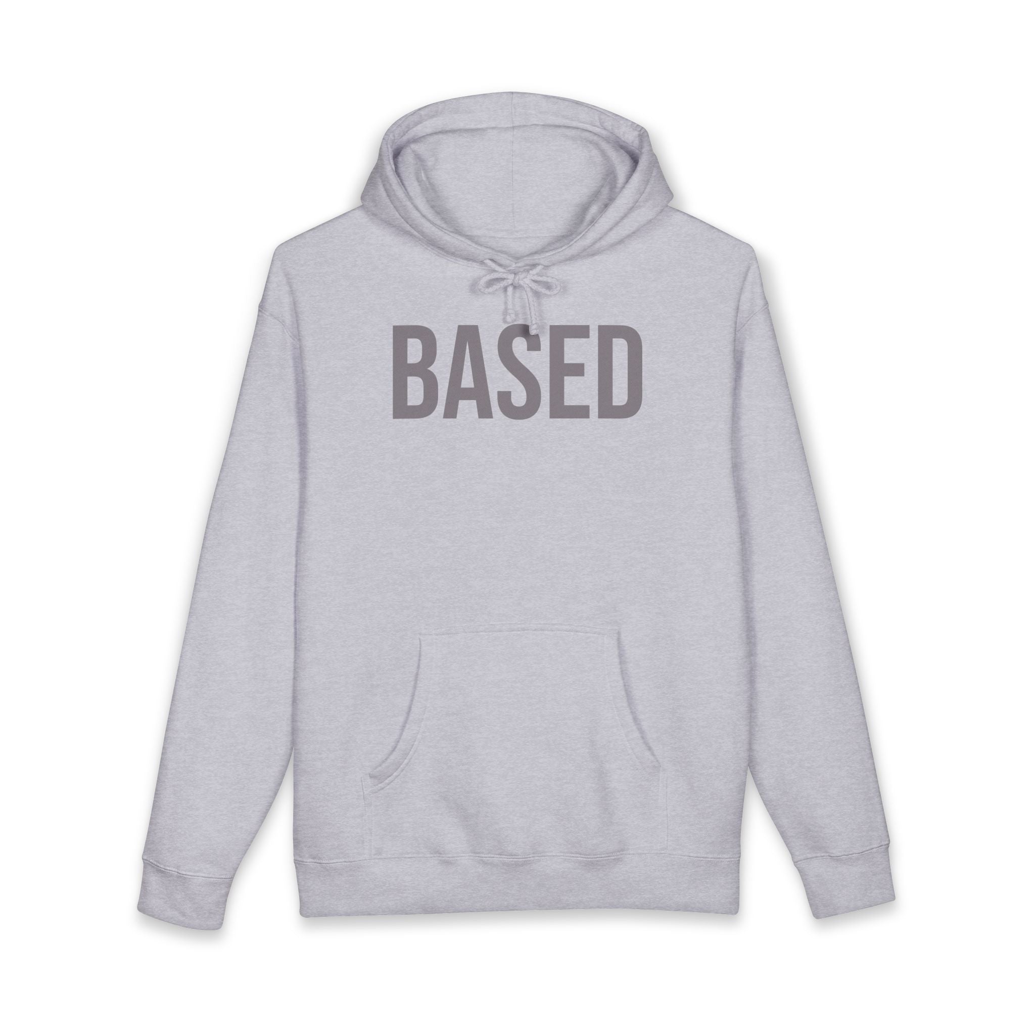 "Based" Heavyweight Hoodie — Minimalist Pullover