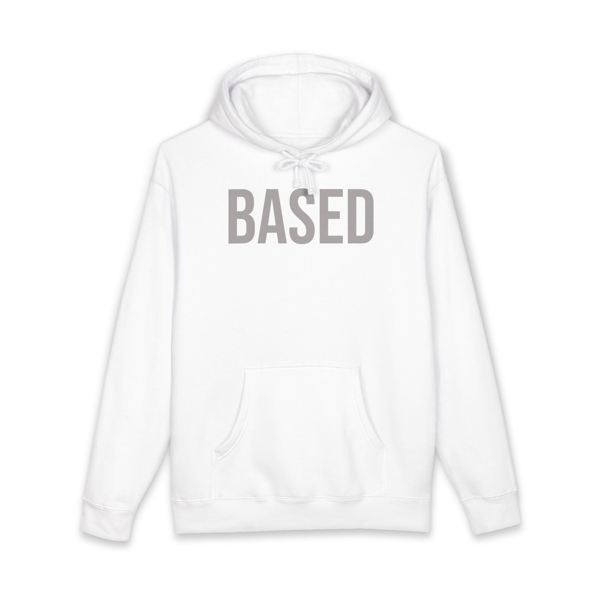 "Based" Heavyweight Hoodie — Minimalist Pullover