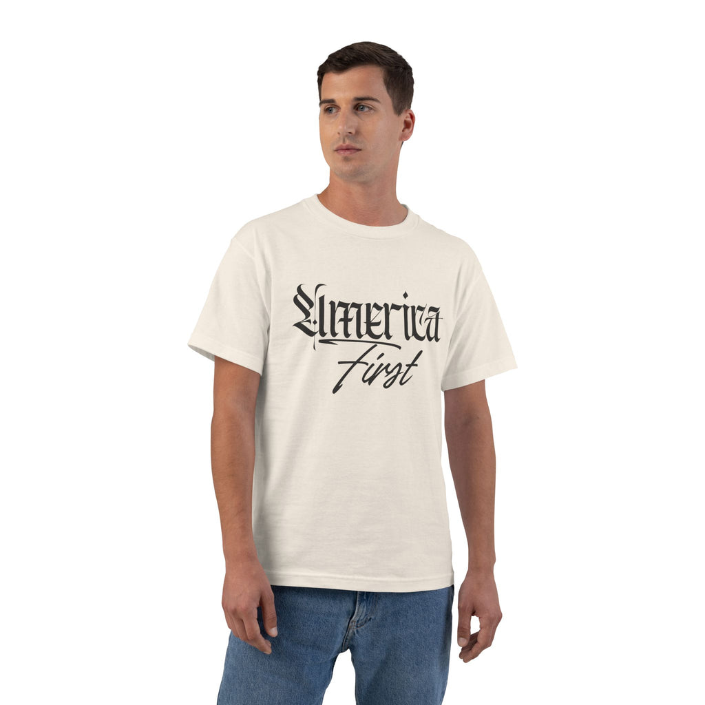 "America First" Patriotic — Beefy Tee