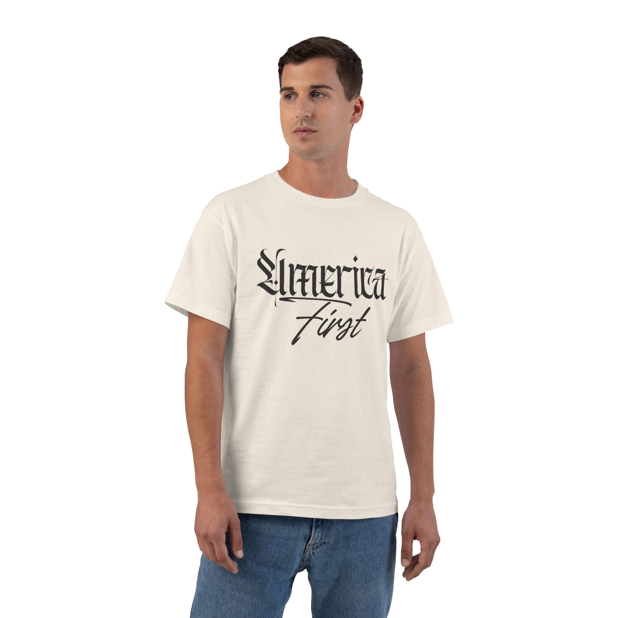 "America First" Patriotic — Beefy Tee