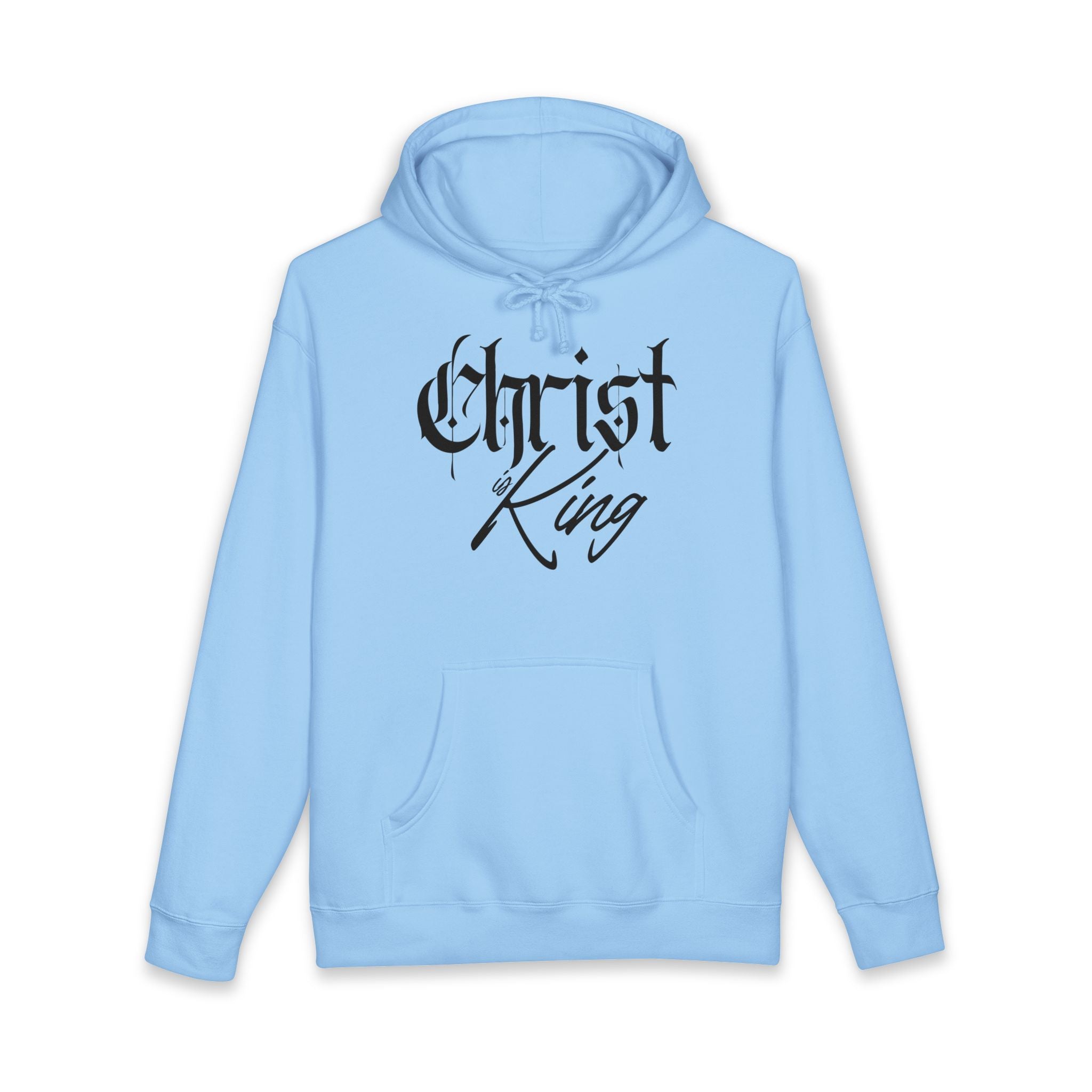"Christ is King" Heavyweight Hoodie — Christian Faith Graphic Pullover