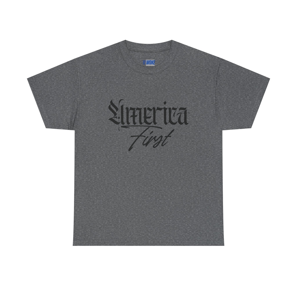 "America First"—Heavyweight Crewneck Tee