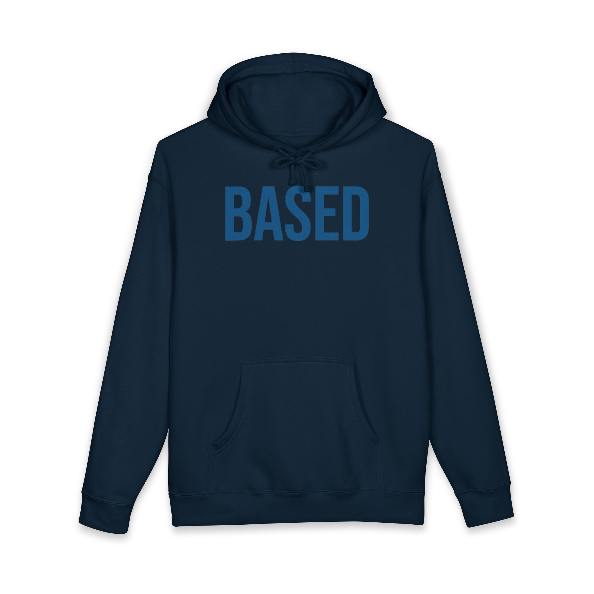"Based" Heavyweight Hoodie — Minimalist Pullover