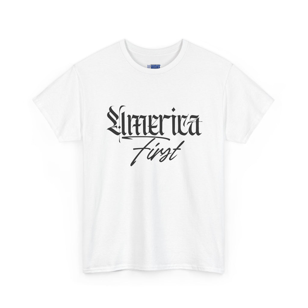 "America First"—Heavyweight Crewneck Tee