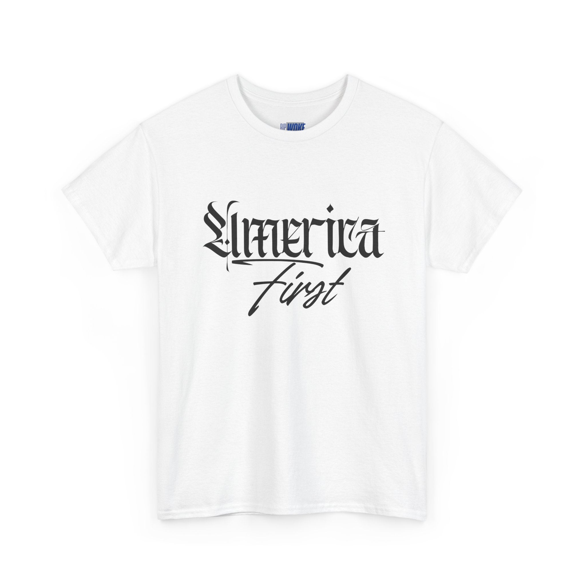 "America First"—Heavyweight Crewneck Tee