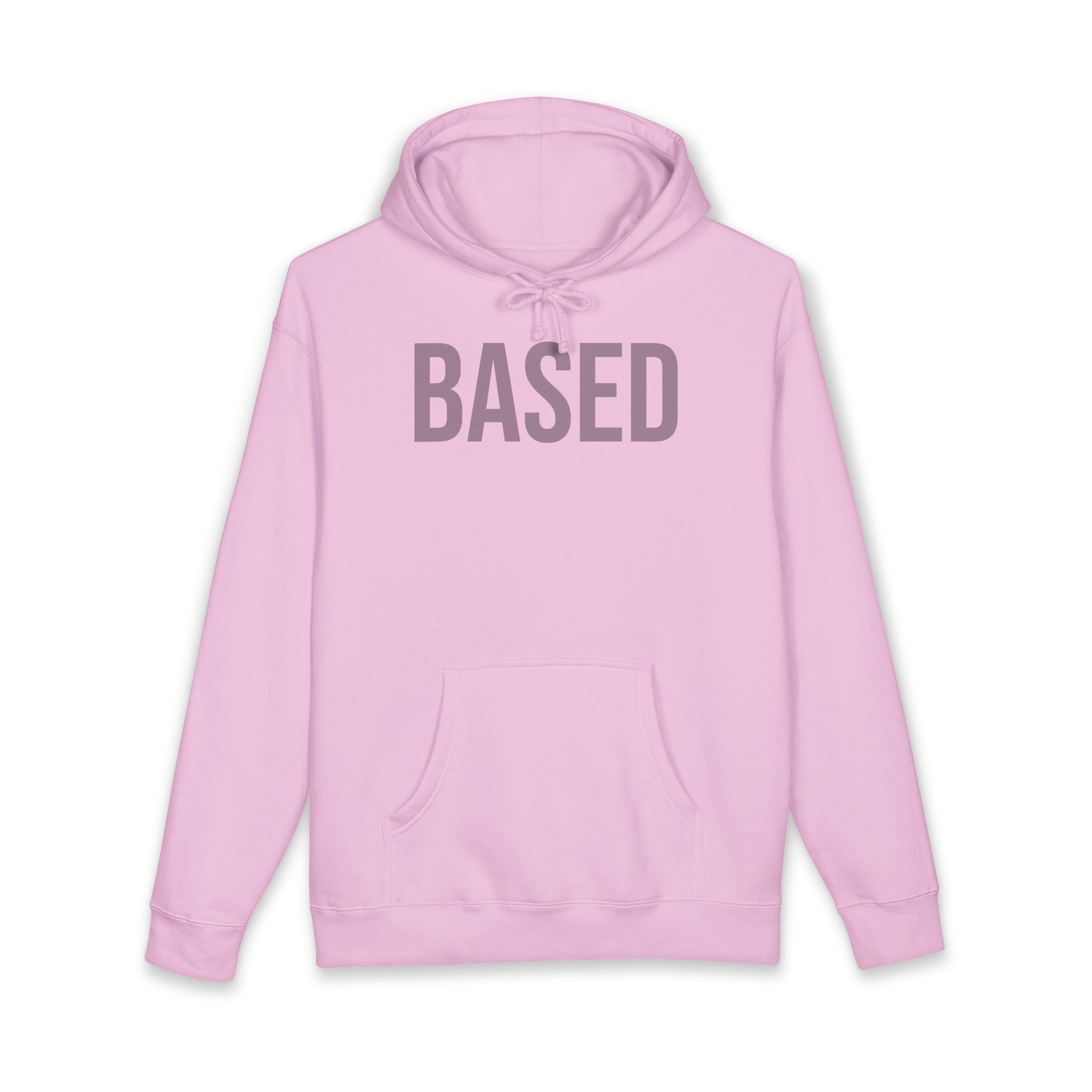 "Based" Heavyweight Hoodie — Minimalist Pullover