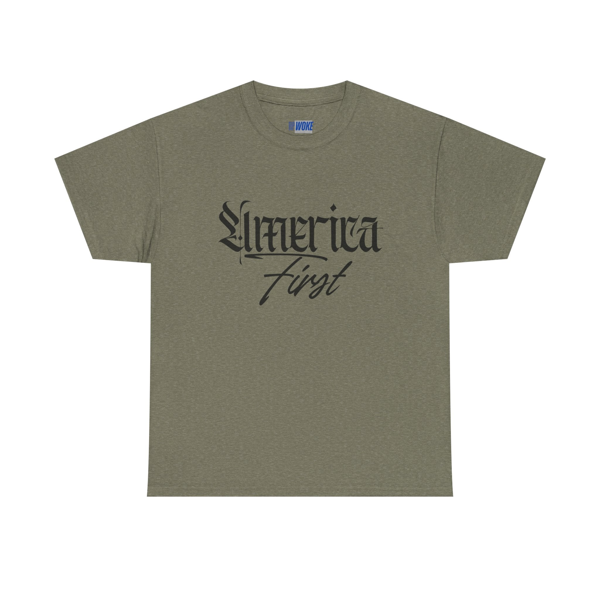 "America First"—Heavyweight Crewneck Tee