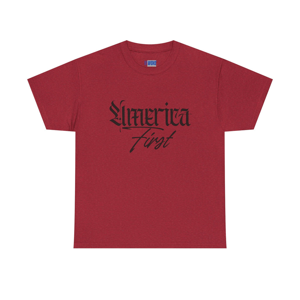 "America First"—Heavyweight Crewneck Tee