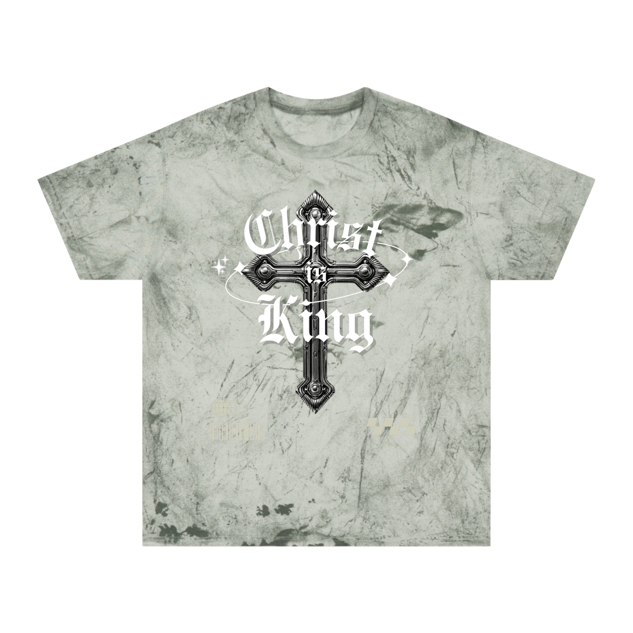 "Christ is King" Cross Street Wear— Acid Wash Tee