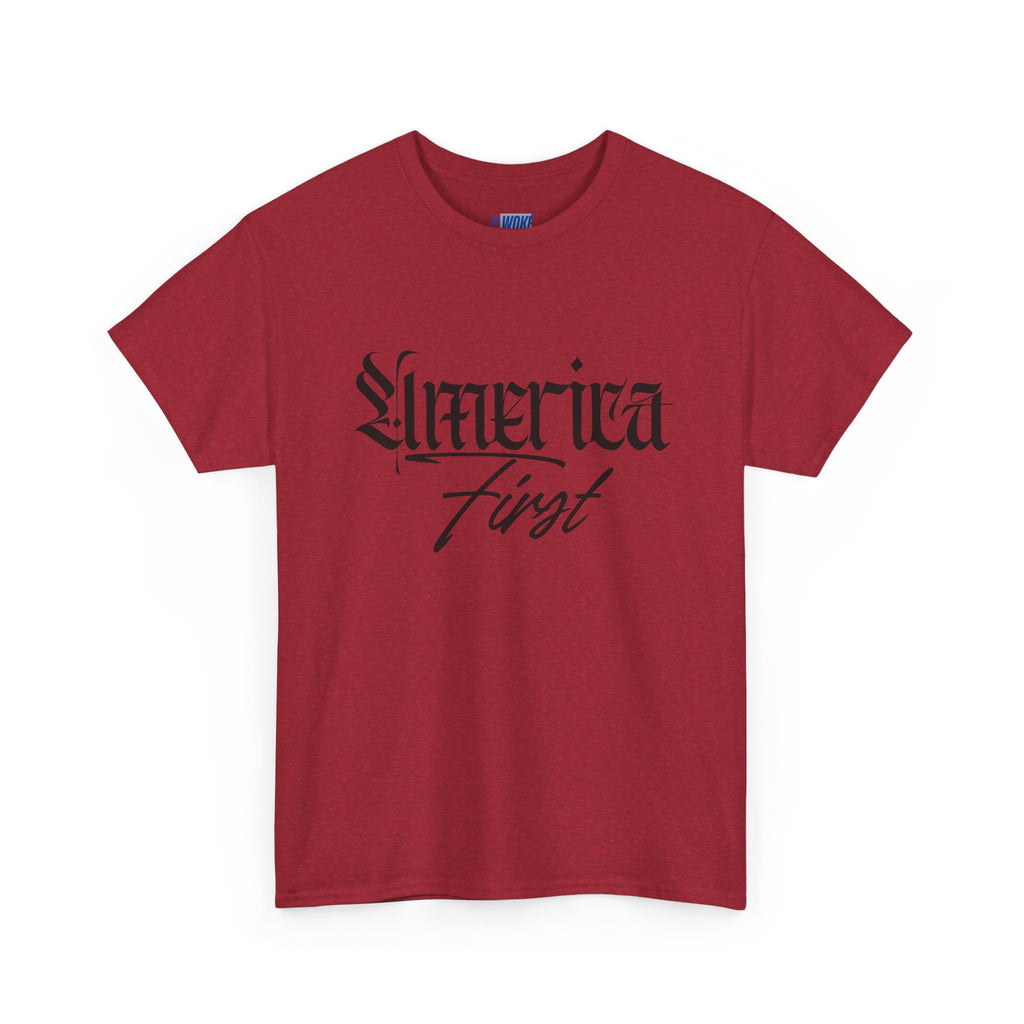 "America First"—Heavyweight Crewneck Tee