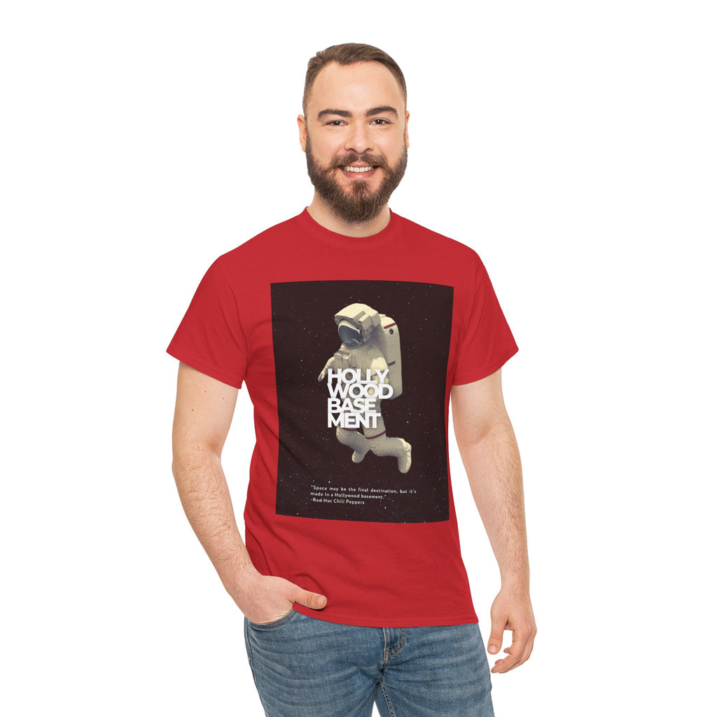 "Hollywood Basement" Moon Landing Conspiracy -Unisex Heavy Tee