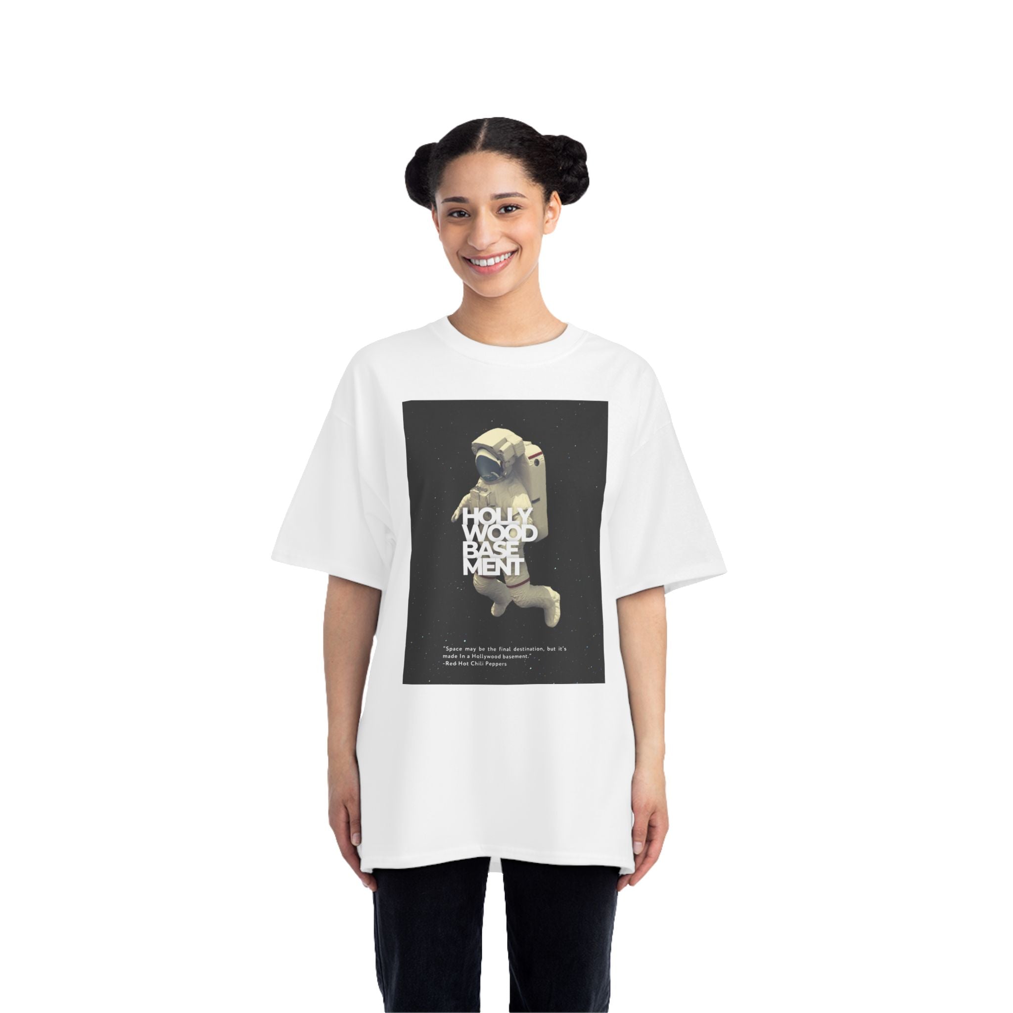 "Hollywood Basement" Moon Landing Conspiracy— Beefy Tee