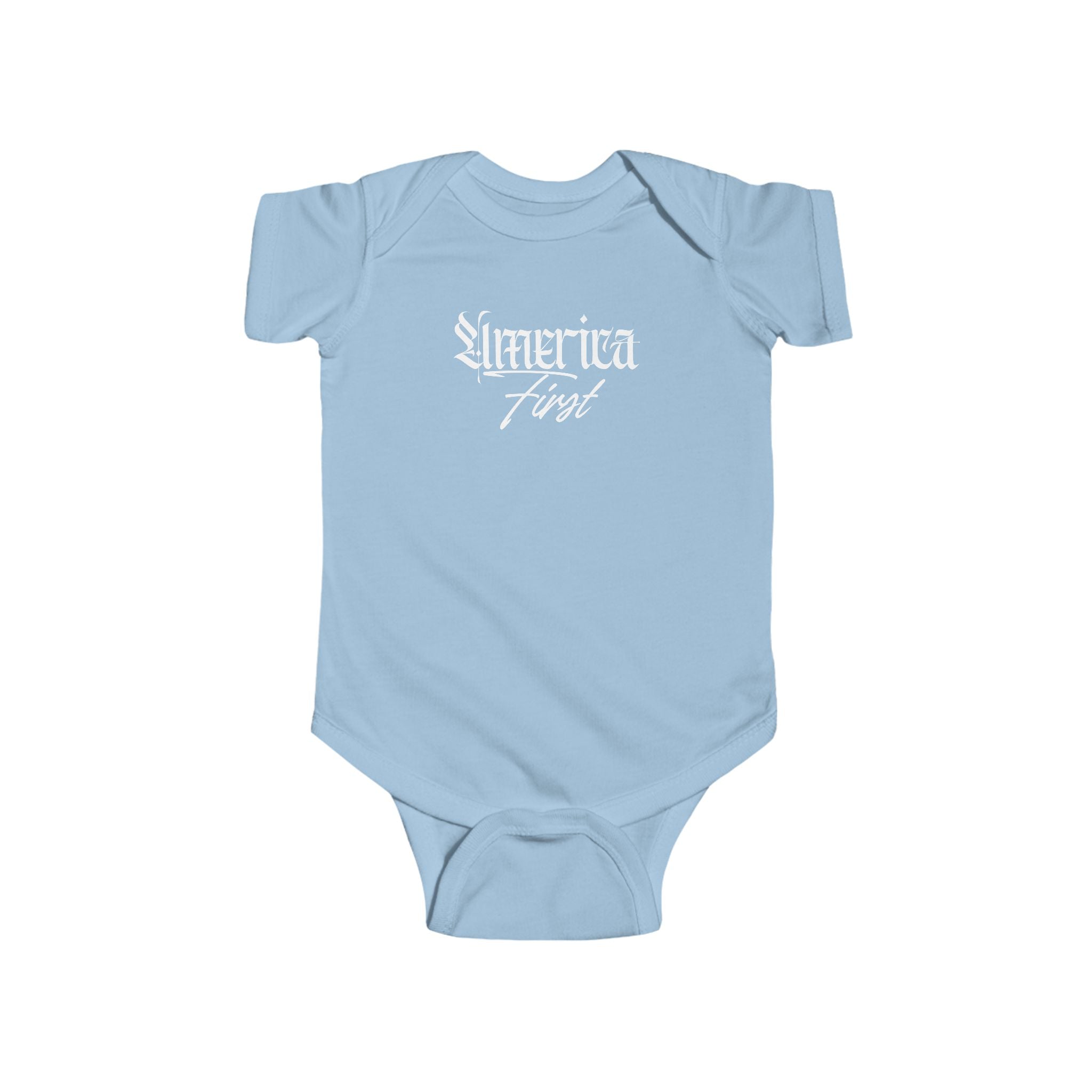 “America First” Baby Onesie— Infant Bodysuit
