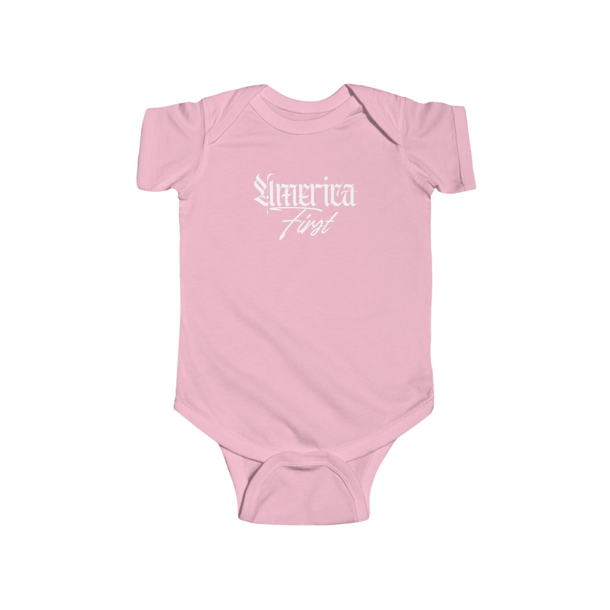 “America First” Baby Onesie— Infant Bodysuit