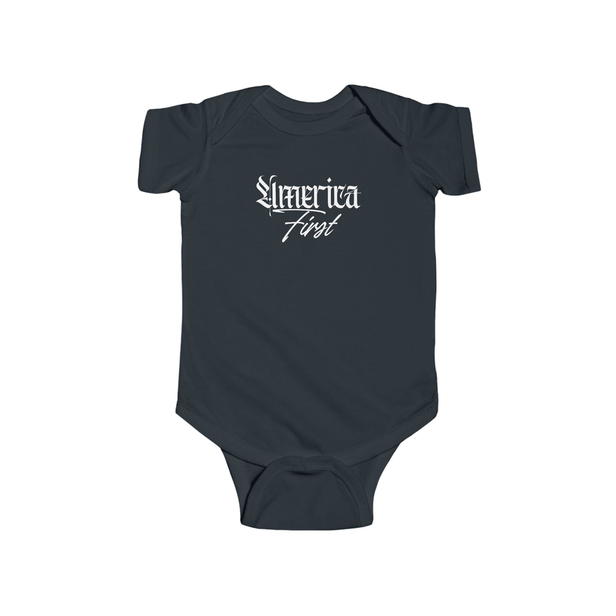 “America First” Baby Onesie— Infant Bodysuit