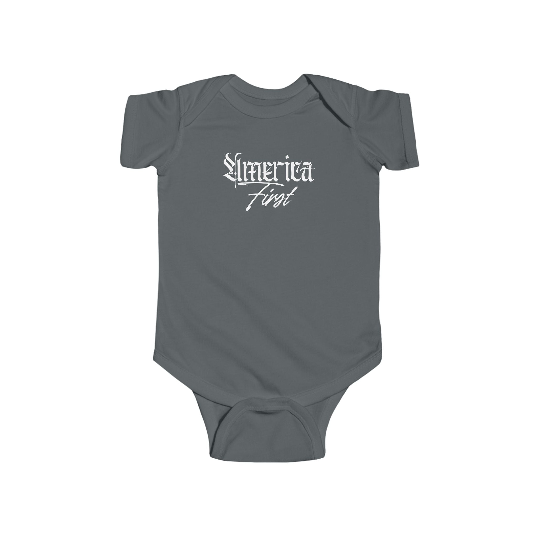 “America First” Baby Onesie— Infant Bodysuit